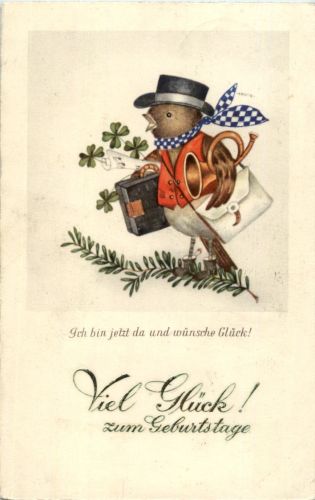 Geburtstag - Vogel