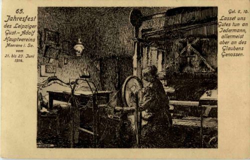 Meerane - 65. Jahresfest der Leipziger Gust.-Adolf Hauptvereins 1914