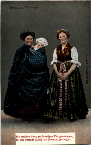 Gruss aus Thüringen - Trachten