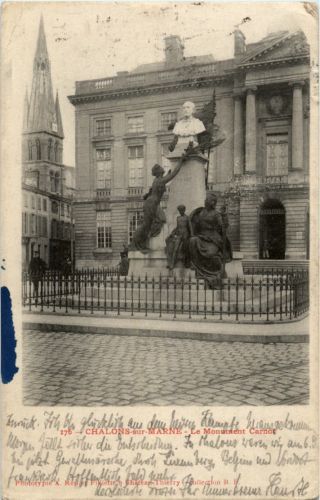 Chalons sur Marne - Le Monument Carnot