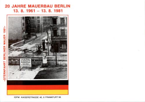 20 Jahre Meuerbau Berlin