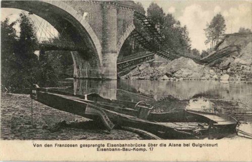 Guignicourt - Gesprengte Brücke