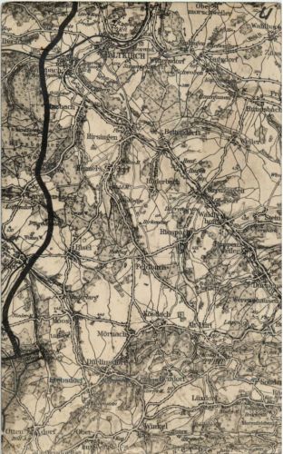 Altkirch - Bisel - Landkarte Map