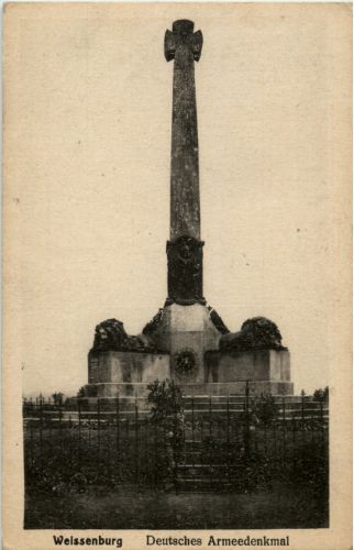 Weissenburg - Deutsches Armeedenkmal