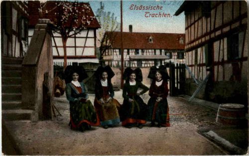 Elsässische Trachten