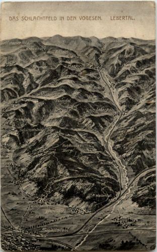 Lebertal - Schlachtfeld in den Vogesen