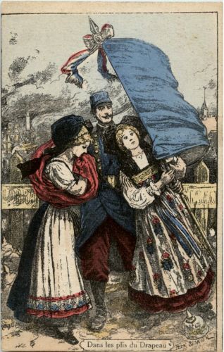 Dans les plis Drapeau - Elsass