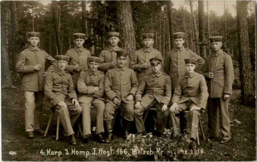 Bitsch - 4. Korp 2. Komp. 1 Regiment 1916