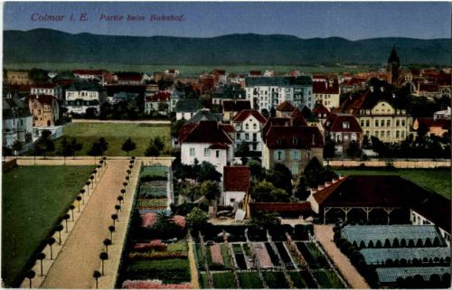 Colmar - Partie am Bahnhof