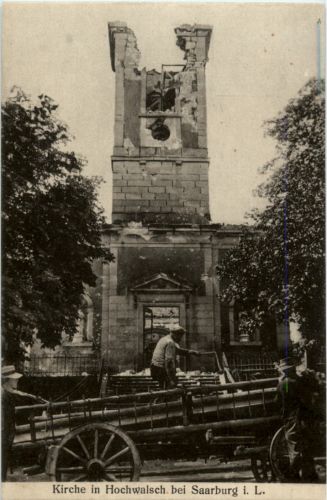 Kirche in Hochwalsch bei Saarburg