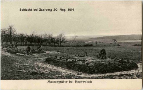 Schlacht bei Saarburg - Massengrab bei Hochwalsch
