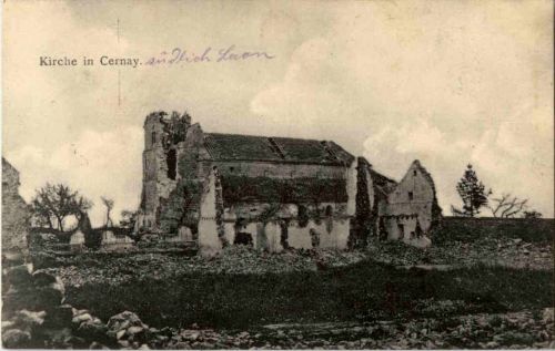 Kirche in Cernay - Feldpost
