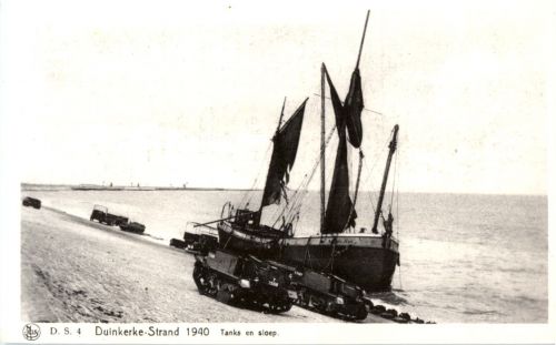 Duinkerke Strand 1940 - Tanks