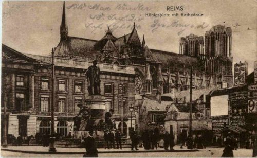 Reims - Königsplatz - Feldpost