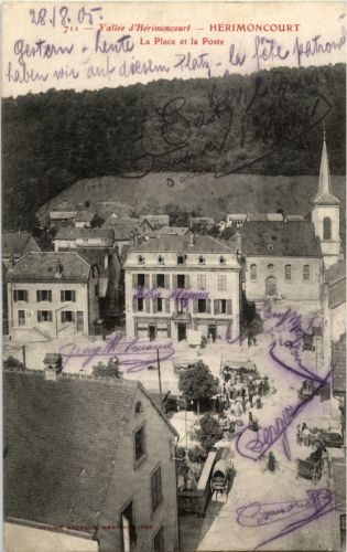 Herimoncourt - La Place et la Poste