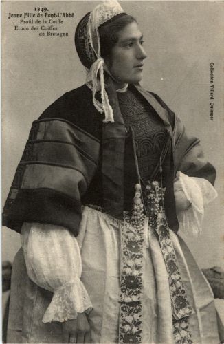 Jeune Fille de Pont l Abbe - costumes