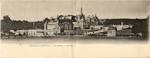 Chateau de Chantilly - Klappkarte