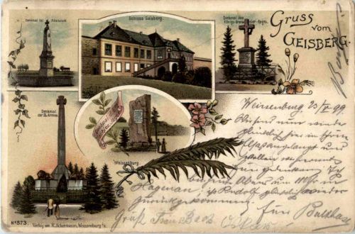 Gruss Vom Geisberg - Litho