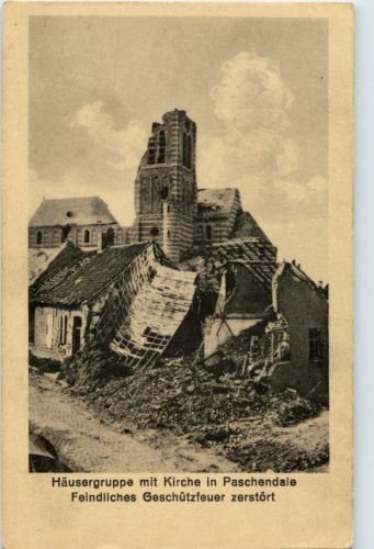 Häusergruppe in Paschendale