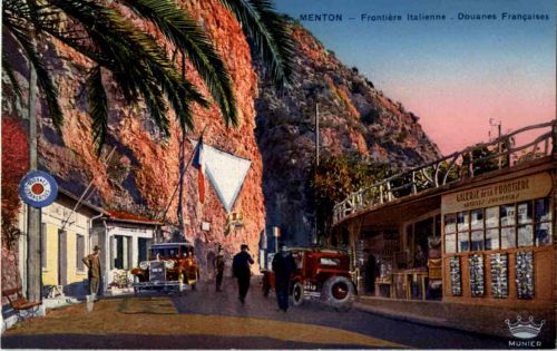 Menton - Frontiere Italienne Zoll