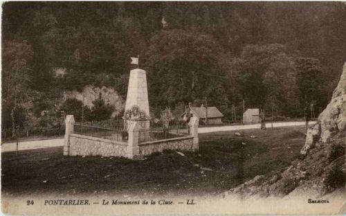 Pontarlier - Le Monument de la Cluse