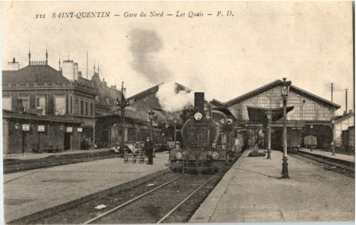Saint Quentin - Gare du Nord - Chemin de fer