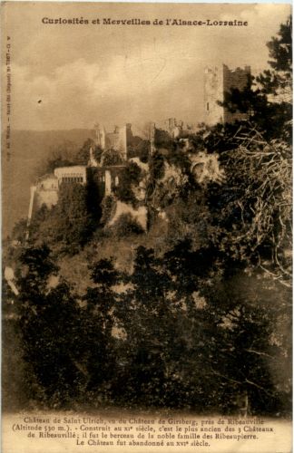 Rappoltsweiler - Ribeauville - Chateau de Giersberg