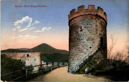 Rappoltsweiler - Ribeauville - Ruine Hoh-Rappoltstein
