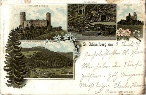 St. Odillenberg - Litho