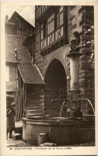 Riquewihr - Fontaine de la Sinne