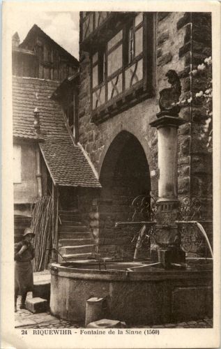 Riquewihr - Fontaine de la Sinne