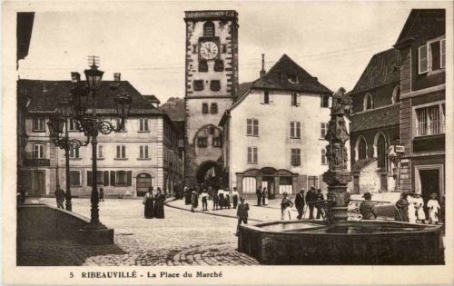 Ribeauville - La Place du Marche