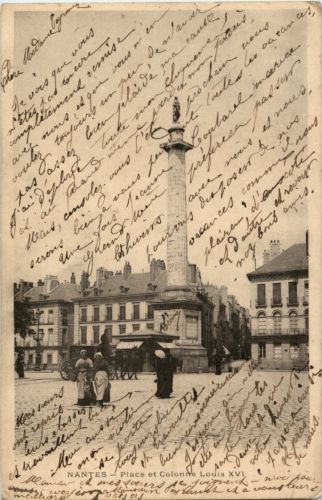 Nantes - Place et Colonne Louis