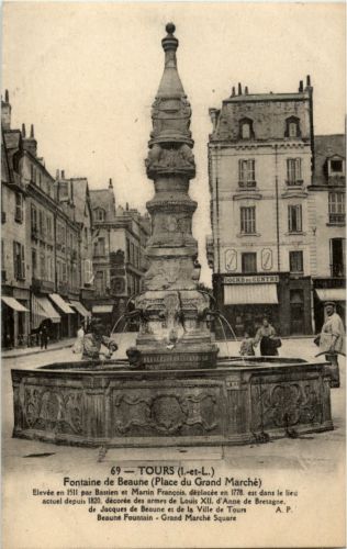 Tours - Fontaine de Beaune