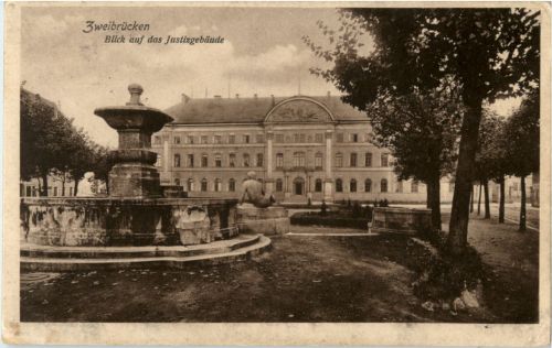 Zweibrücken - Justizgebäude- Feldpost