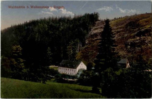 Waldmühle bei Wolkenstein im Erzgebirge