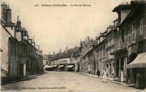 Villers Cotterets - La rue de Soissons