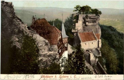 Hohbarr - Felsenpartie am Eingang