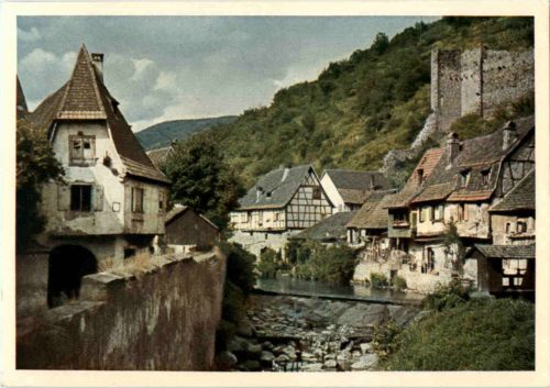 Kaysersberg - Oberhalb der Weissbrücke