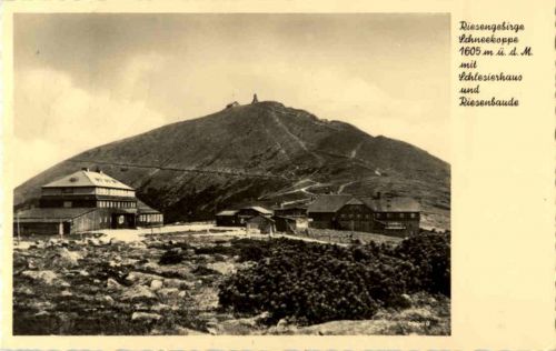Schneekoppe mit Schlesierhaus