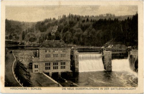 Hirschberg in Schlesien - Die neue Bobertalsperre