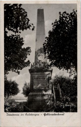 Trautenau im Sudetengau - Gablonzdenkmal