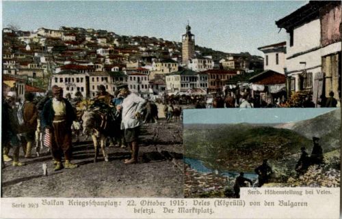 Veles von den Bulgaren besetzt