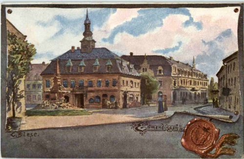 Emmendingen - Künstlerkarte C. Biese