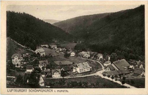 Schönmünzach im Murgtal