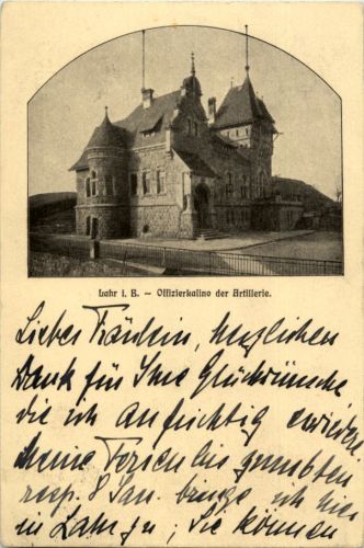 Lahr in Baden - Offizierskasino der Artillerie
