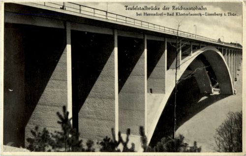 Hermsdorf - Teufelsbrücke der Reichsautobahn