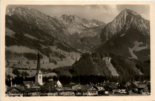 Fischen, Allgäu, m. Entschenkopf, Nebelhorn und Rubihorn