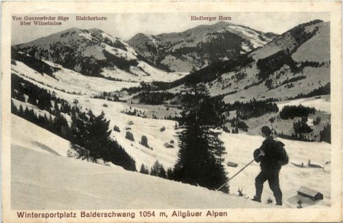 Fischen, Allgäu, Wintersportplatz Balderschwang