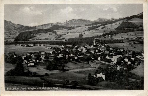 Fischen, Allgäu, mit Grünten